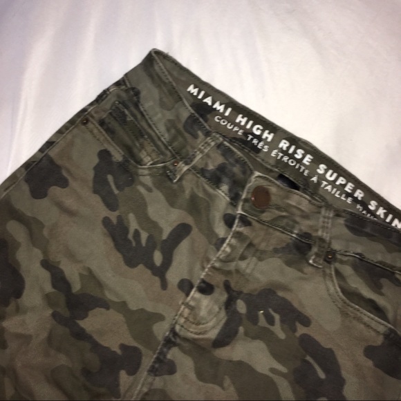 Camo ripped skinny jeans - Picture 2 of 3